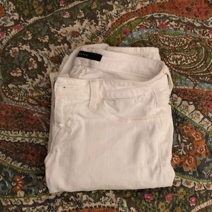DSTLD Mid Rise White Skinny Jeans 26 x 30